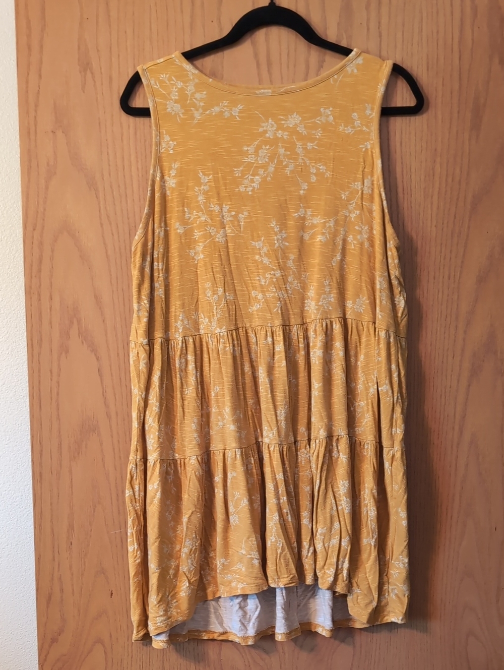 torrid Mustard Yellow Crewneck Slub Jersey Top